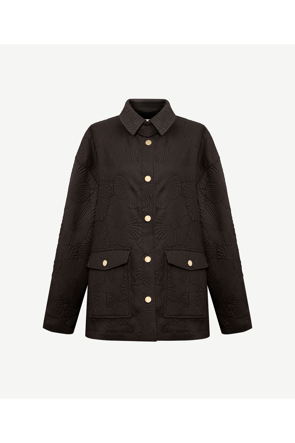 Yargıcı  Regular Gömlek Yaka Uzun Kol Mont