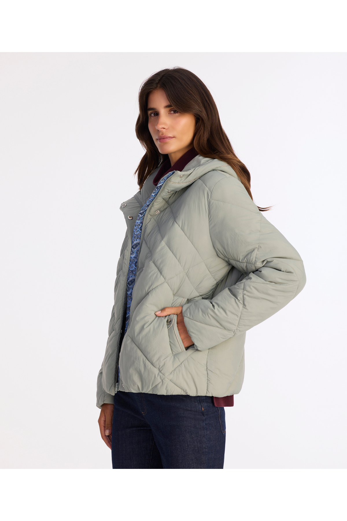 Yargıcı  Regular Kapüşonlu Yaka Uzun Kol Mont - Görsel 5