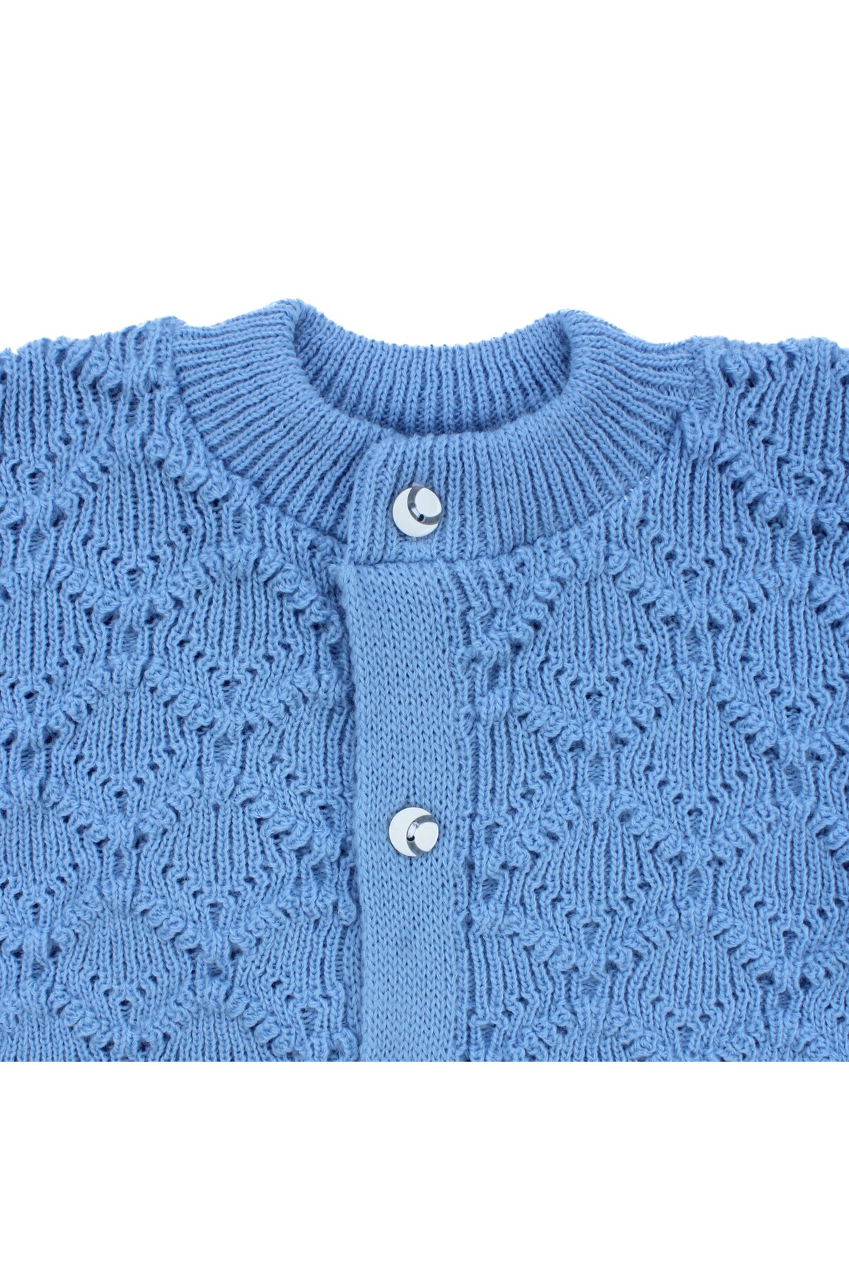 bebegen Mavi , Bereli Triko Erkek Bebek Tulumu fotoğrafı 3 (önizleme)