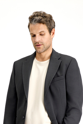 Kiğılı 7 Drop Slim Fit Dar Kesim Mevsimlik Klasik Ceket