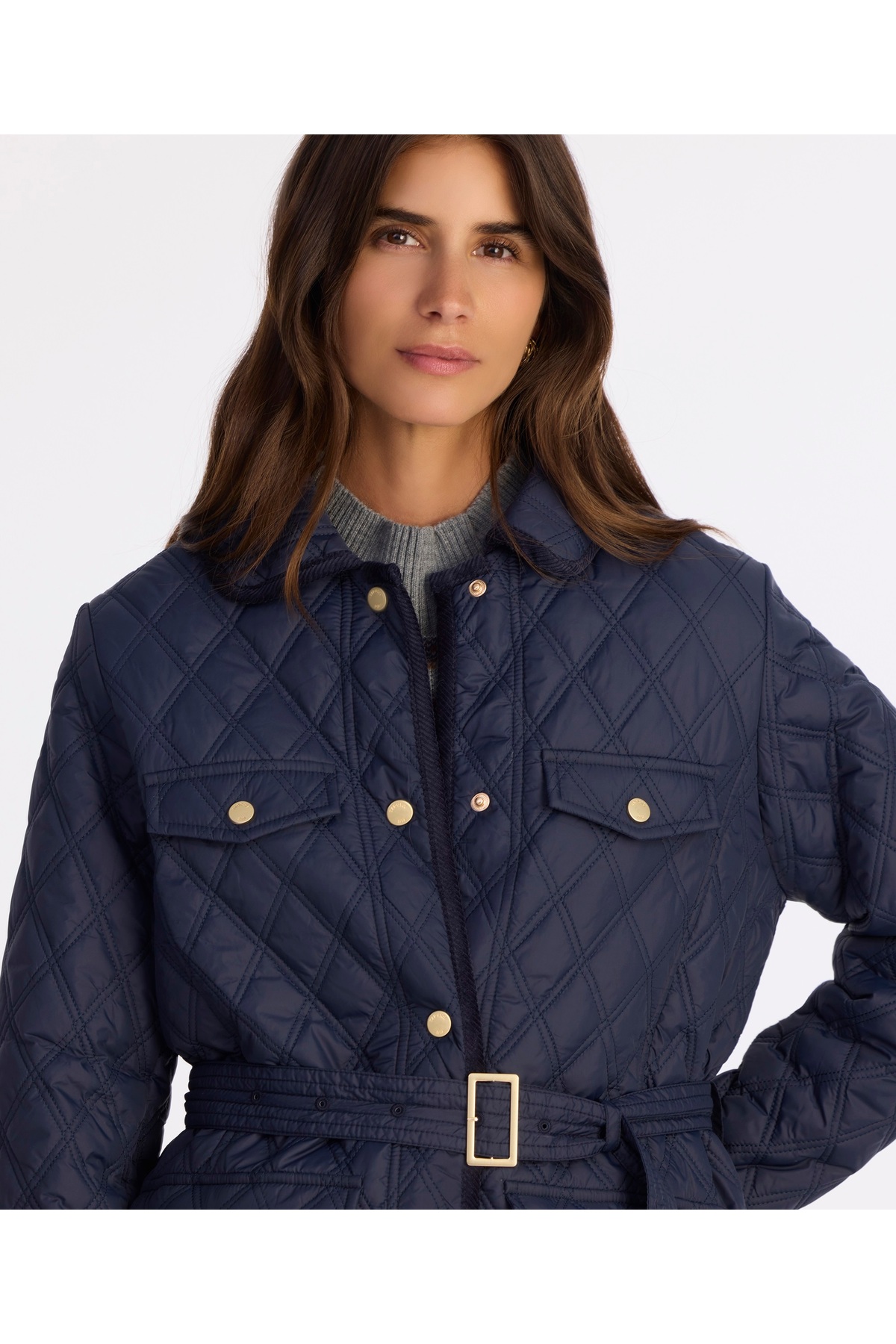 Yargıcı  Kemer Detaylı Mont - Görsel 4