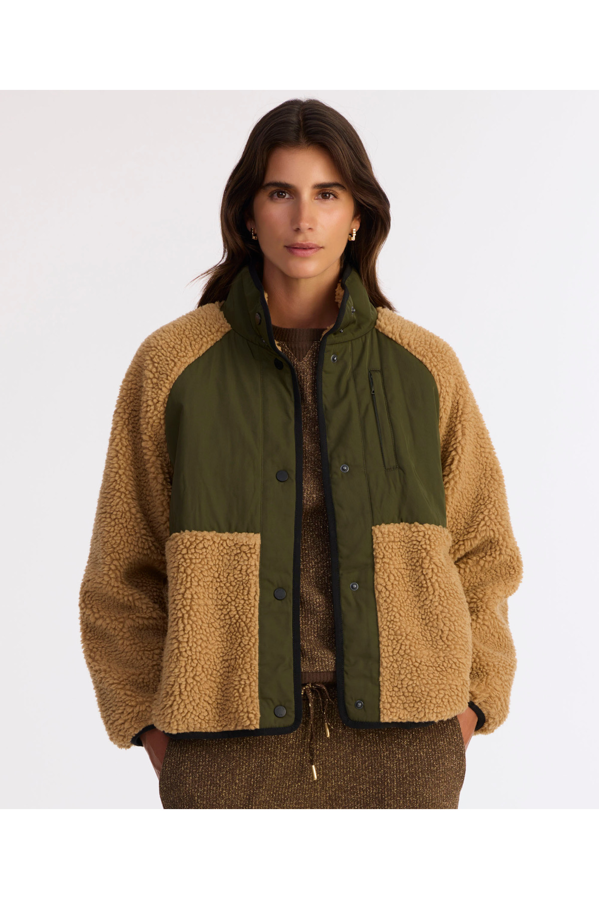 Yargıcı  Regular Dik Yaka Uzun Kol Mont - Görsel 2