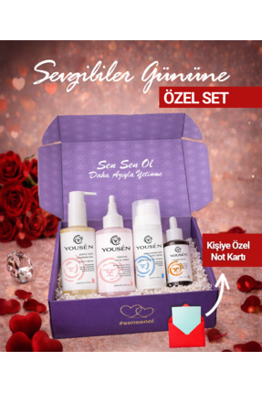 Yousen Sevgililer Gününe Özel Cilt Bakım Seti / Nemlendirici ve Aydınlatıcı Set