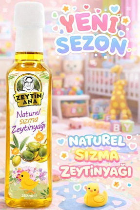 ZEYTİN ANA Naturel Sızma Zeytinyağı 250 Ml (Üniversite Analiz Raporlu. Bebek ...
