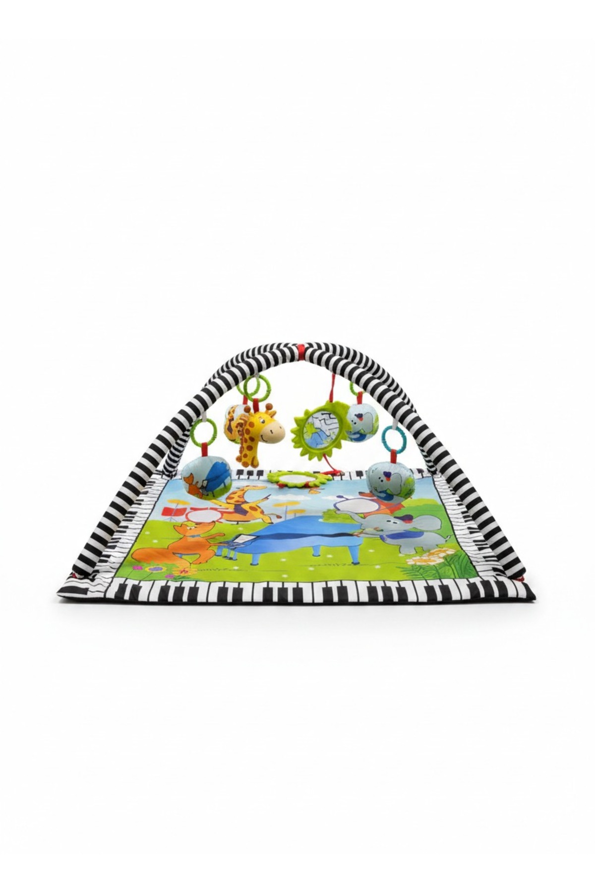 Piano Melodic Play Rug, Animal Kingdom, Playground