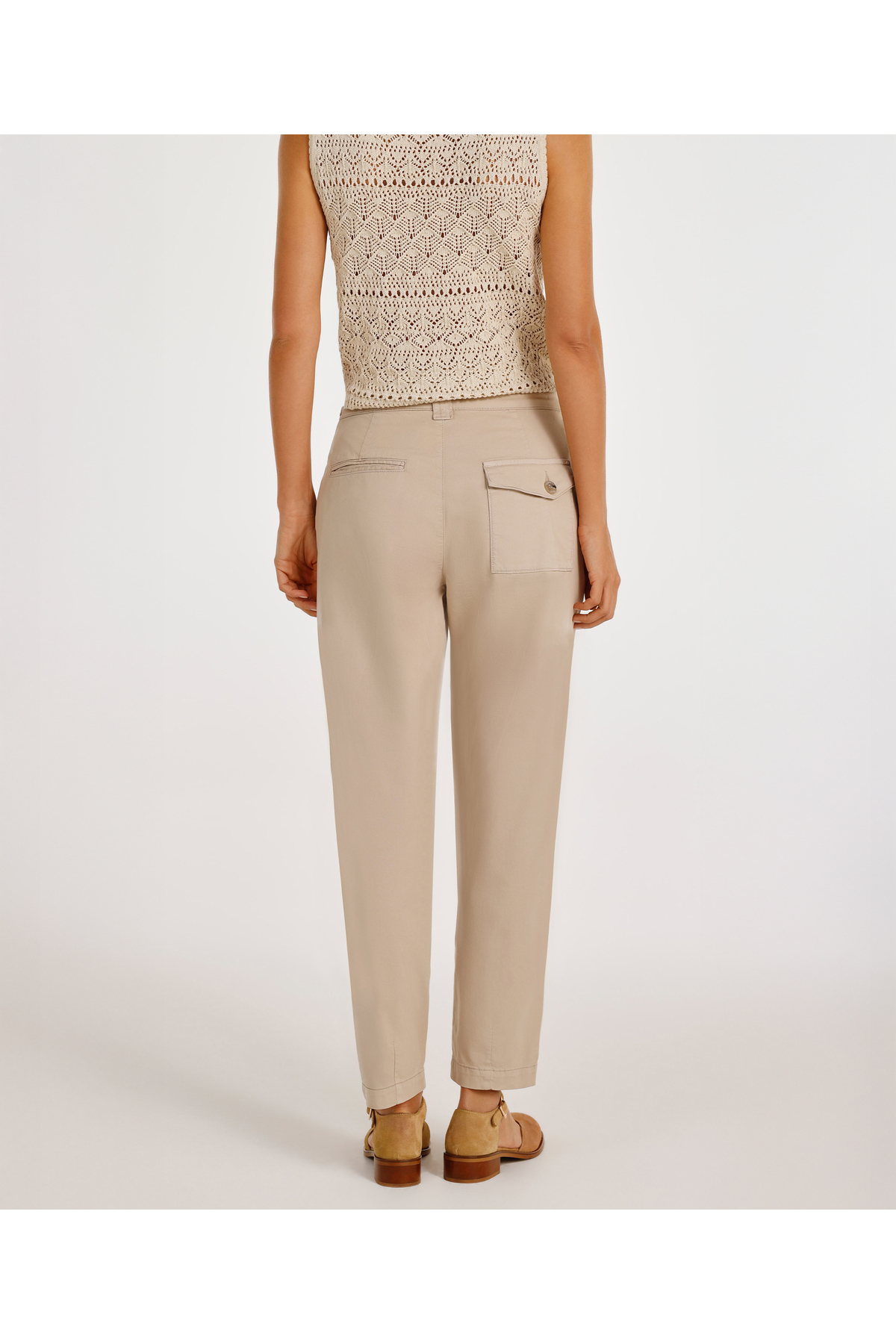 Yargıcı  Arka Cep Detaylı Normal Bel Rahat Kalıp Pantolon - Görsel 4