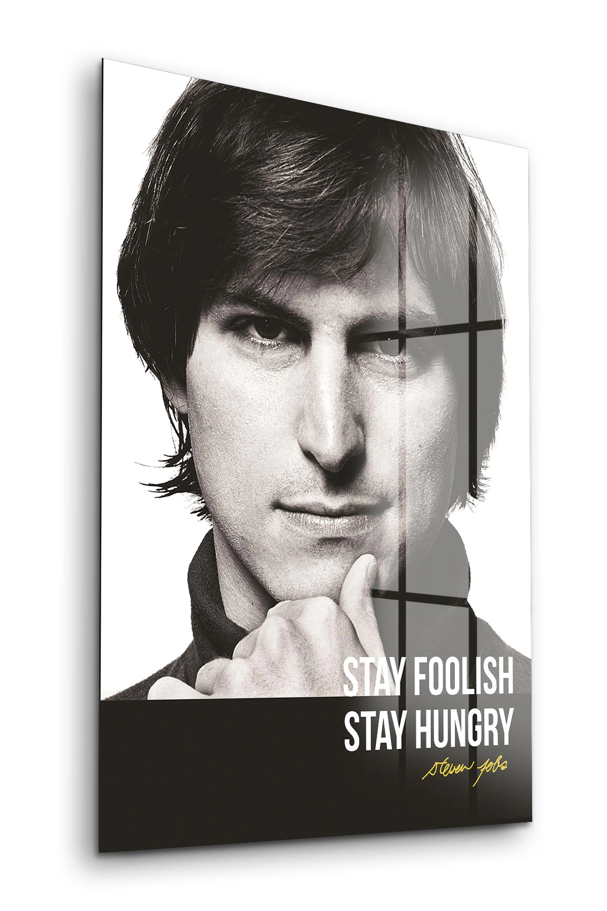Glass Painting Steve Jobs Quotes