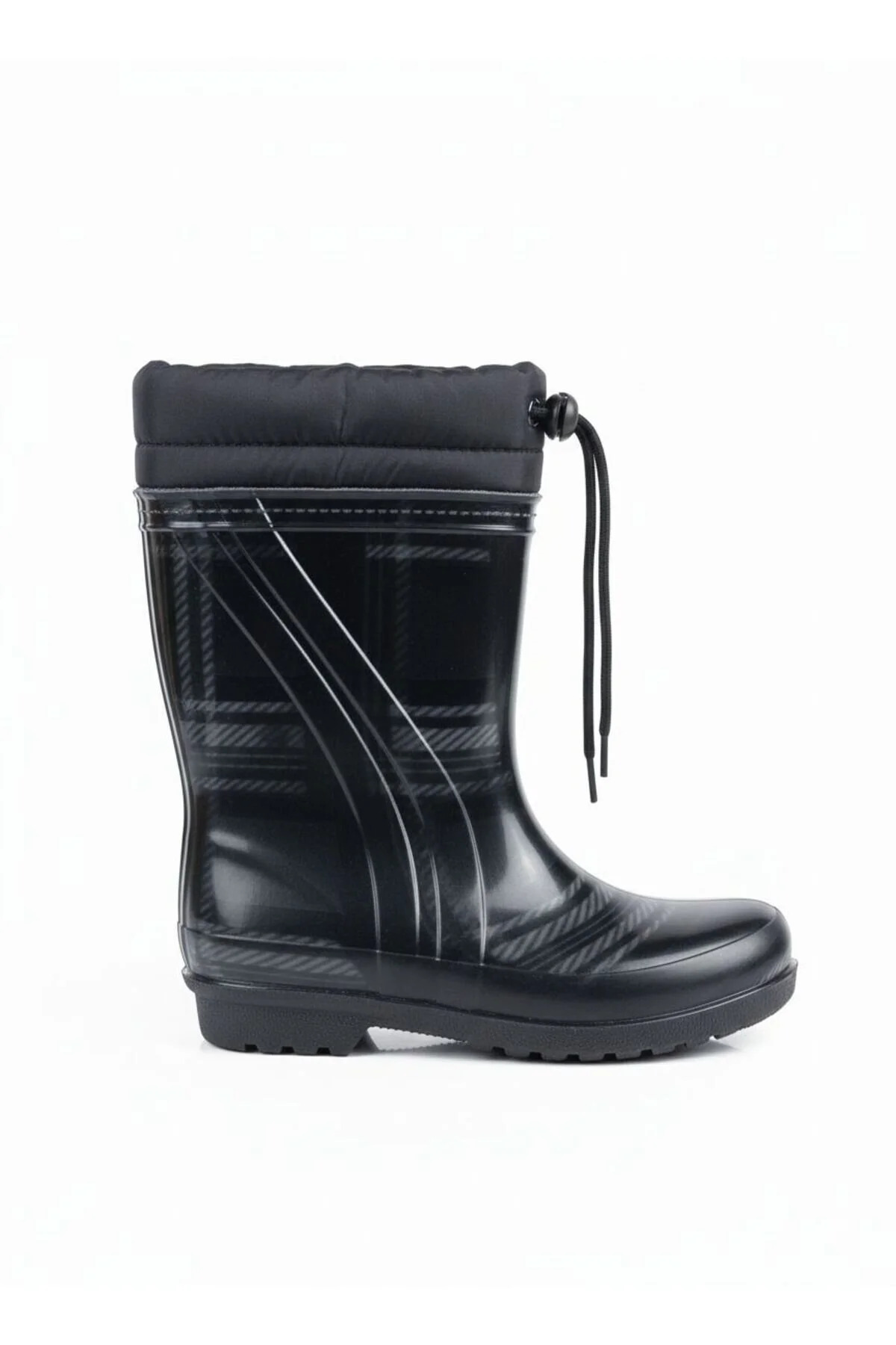 KRAL PLASTİK  Premium Su Geçirmez Yün Astarlı Yağmur ve Kar Çizmesi Kaymaz Taban