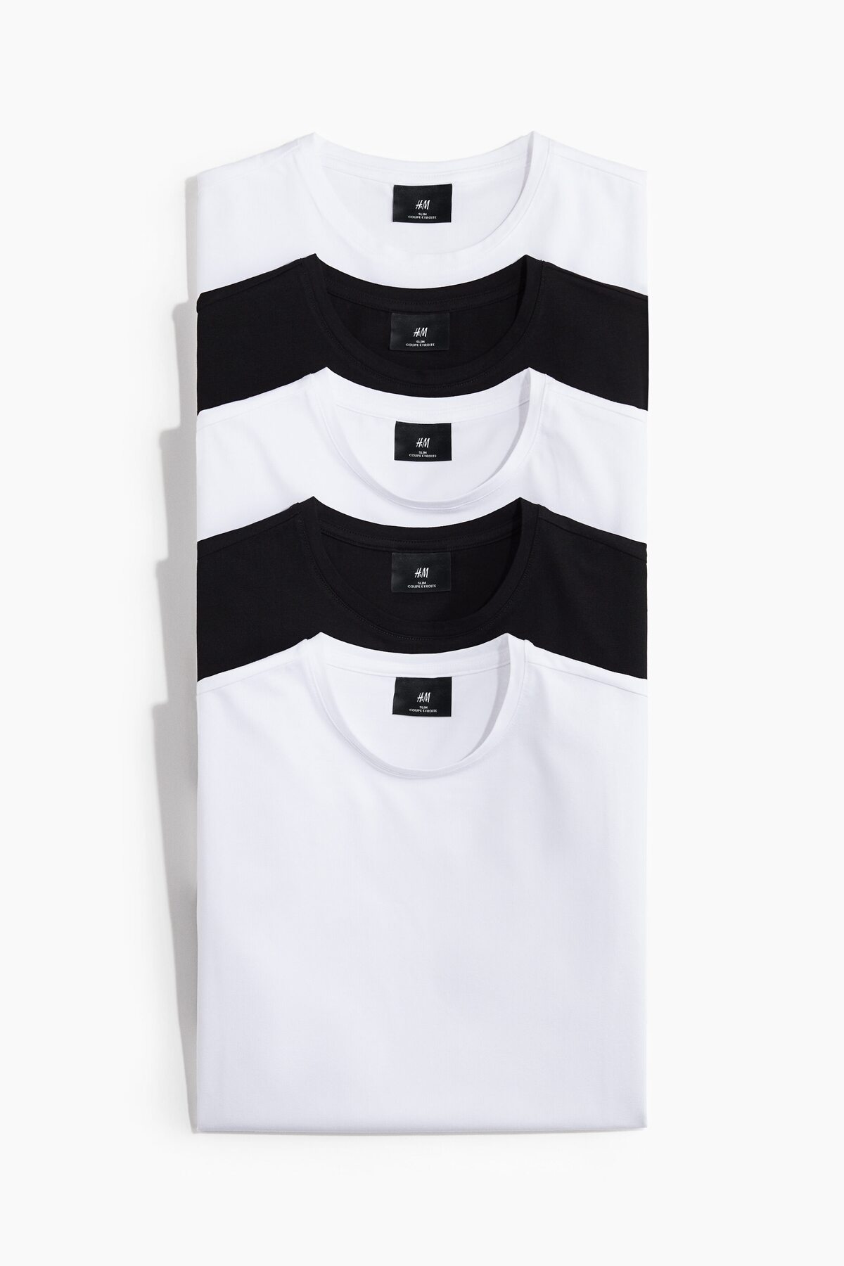 5'li Slim Fit Tişört