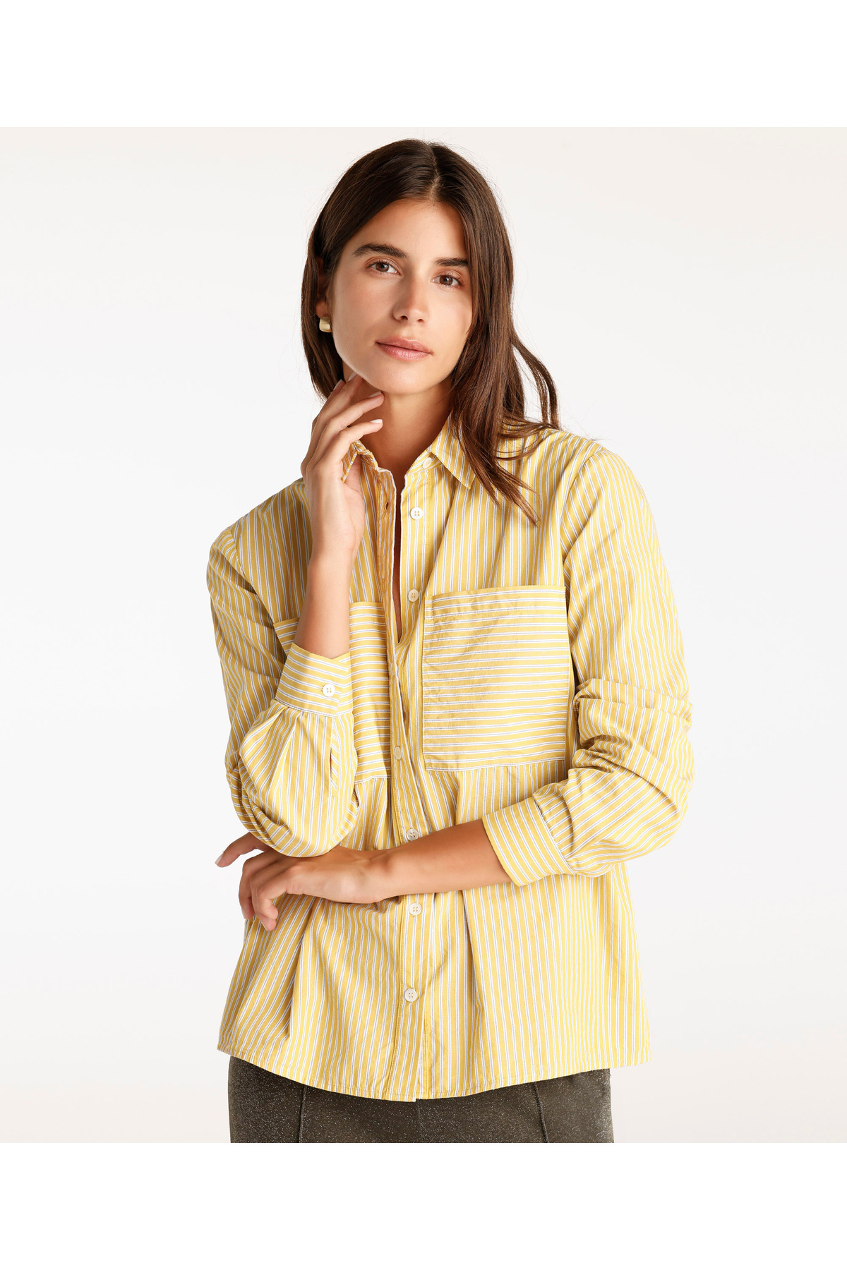 Yargıcı  Boyfriend Kalıp Gömlek - Görsel 5