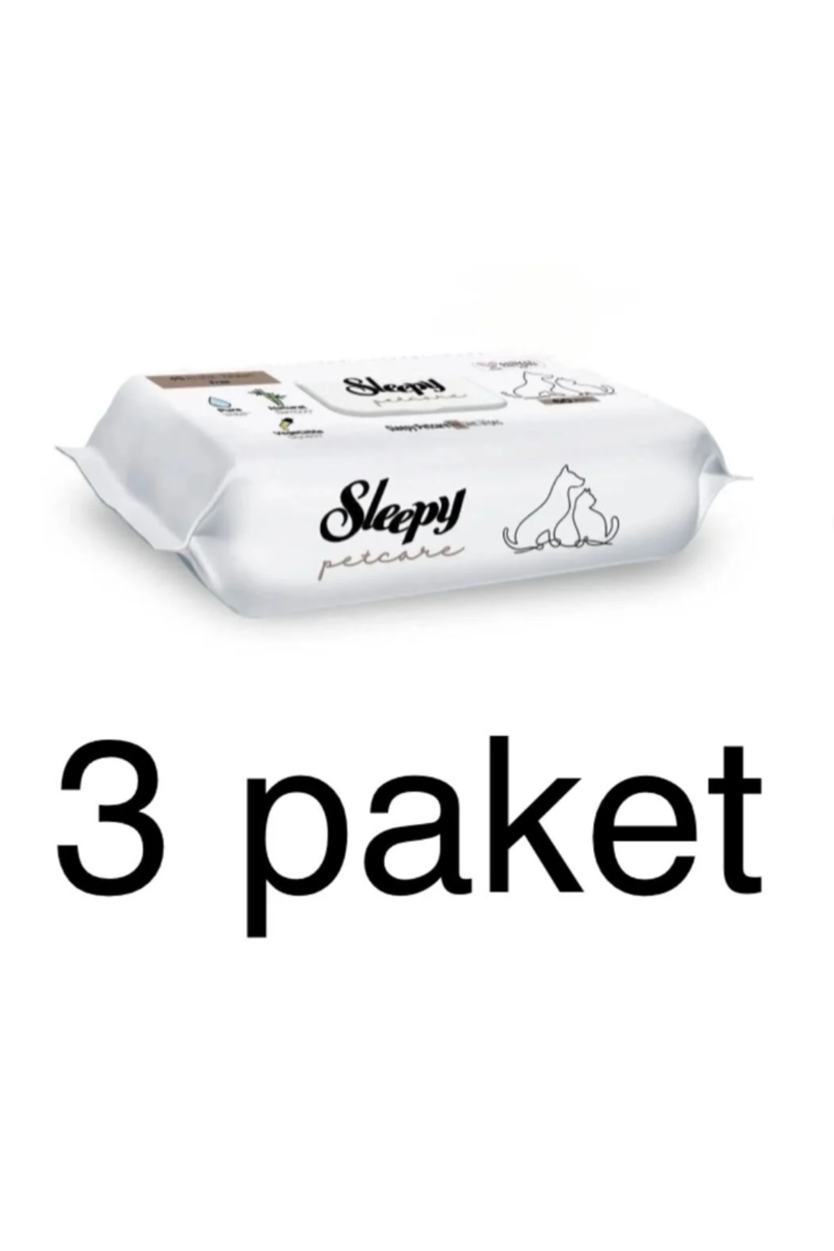 Sleepy Baby Turco Islak Bebek Havlusu Doğadan Soft 90lı x3 Adet fotoğrafı 2 (önizleme)