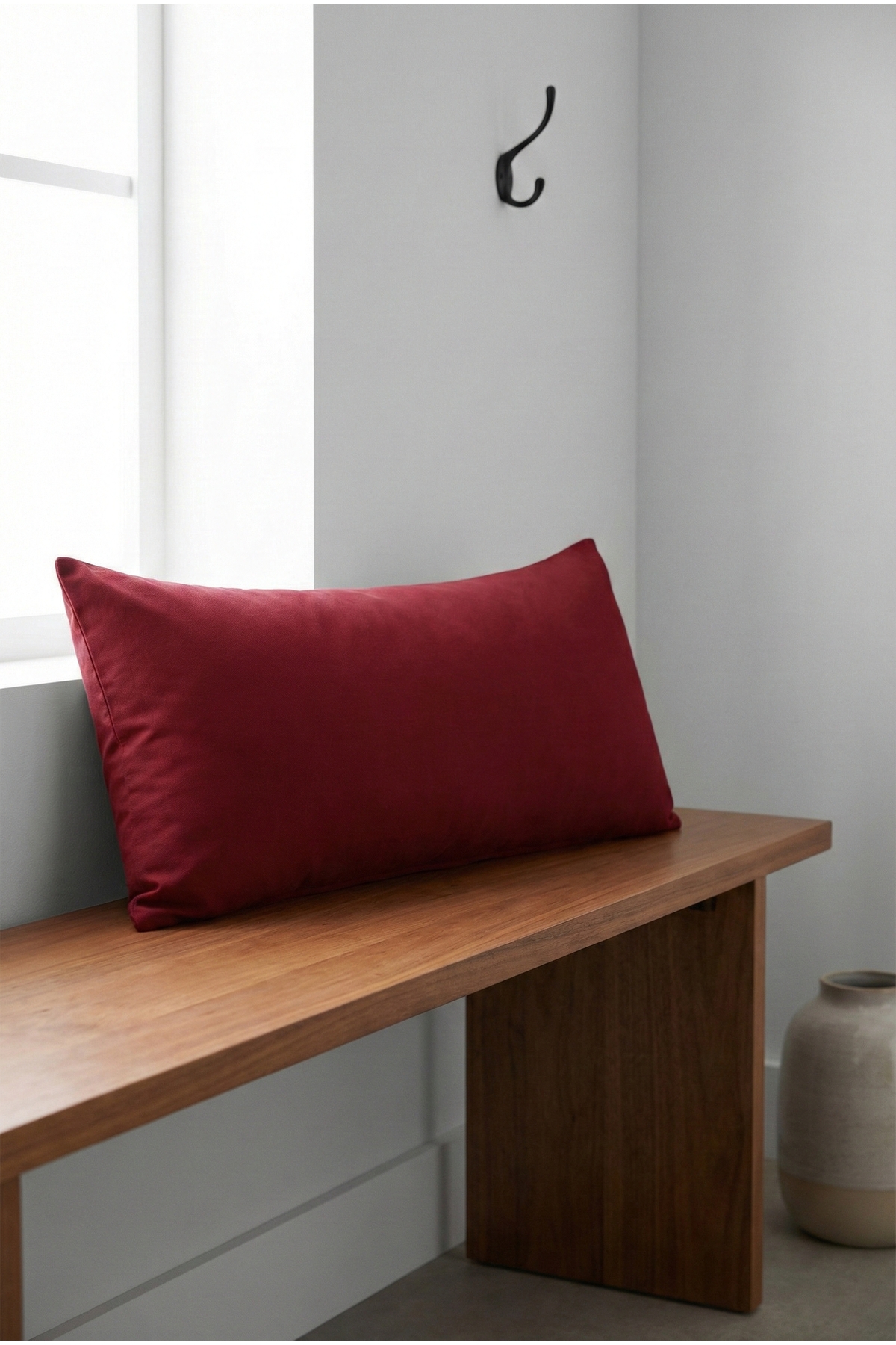 NESCO Dolgun Yan Yatış Hamile Yastığı Ve Dekoratif Uzun Yastık 40x120 - 1400gr fotoğrafı 4 (önizleme)