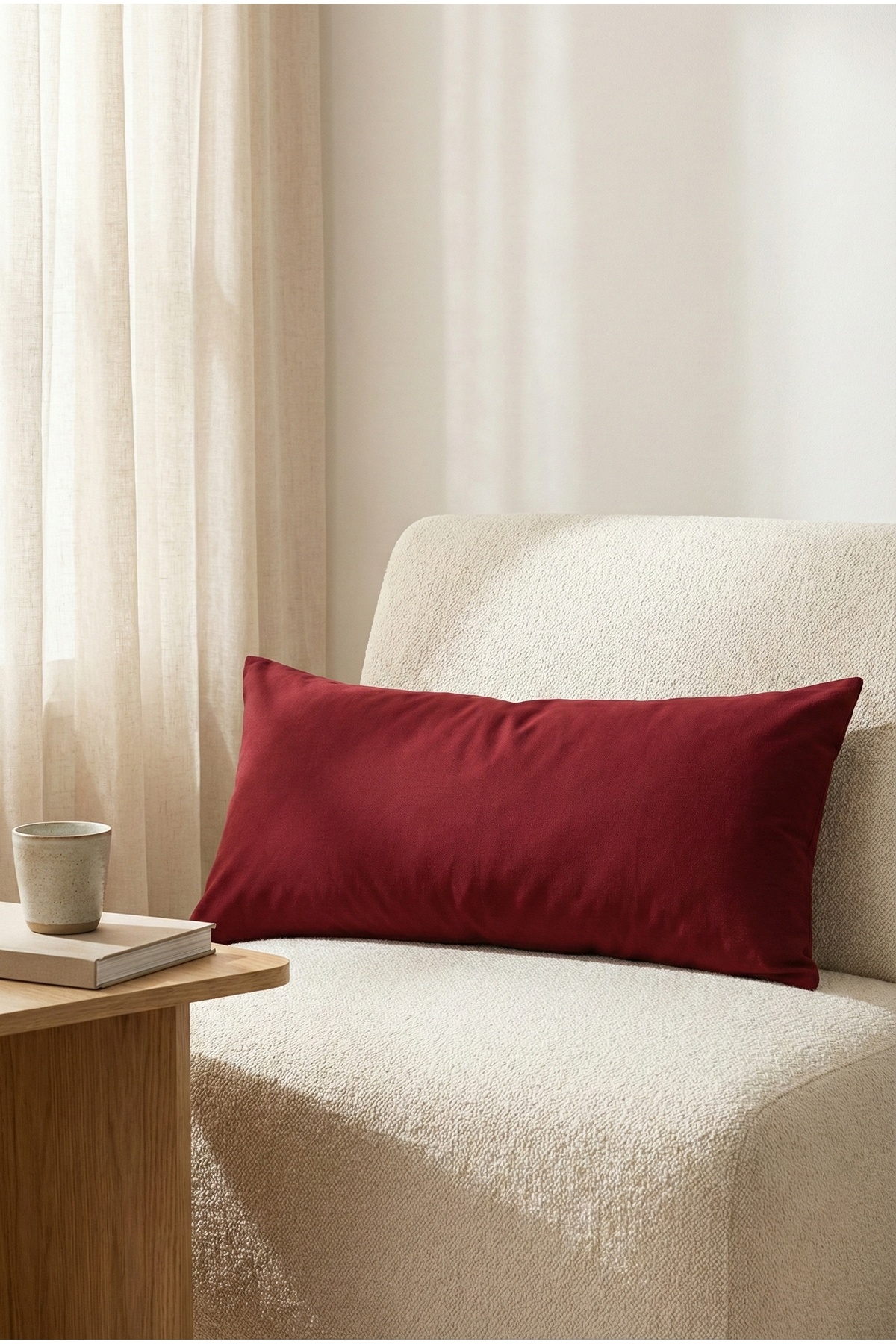 NESCO Dolgun Yan Yatış Hamile Yastığı Ve Dekoratif Uzun Yastık 40x120 - 1400gr fotoğrafı 5 (önizleme)