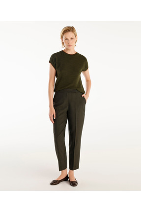 Yargıcı Düğme Detaylı Pantolon