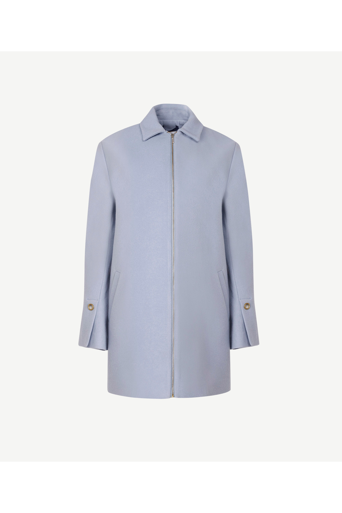 Yargıcı  Fermuar Detaylı Palto - Görsel 5