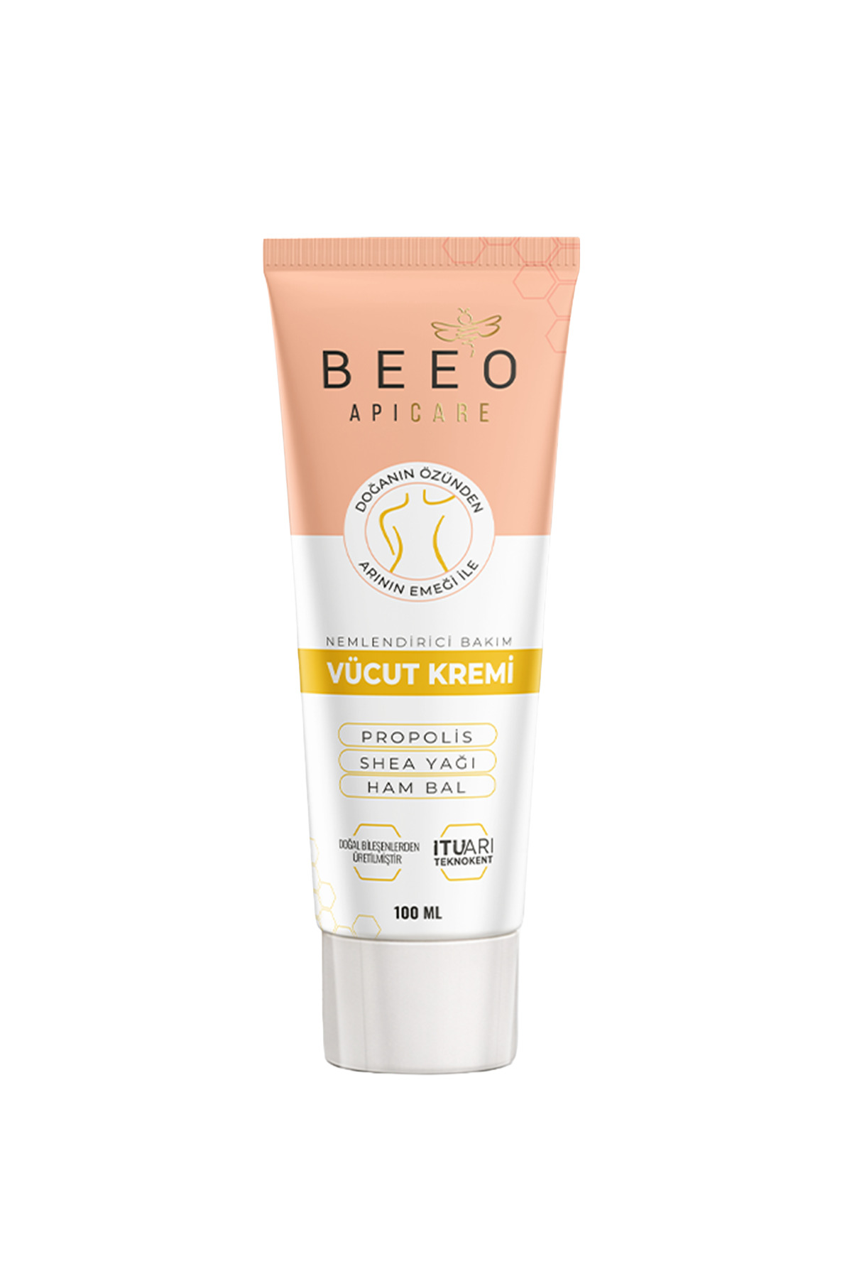 Nemlendirici Ballı Organik Vücut Kremi 100 Ml — BEEO152KVBL — تصویر 2 از 7
