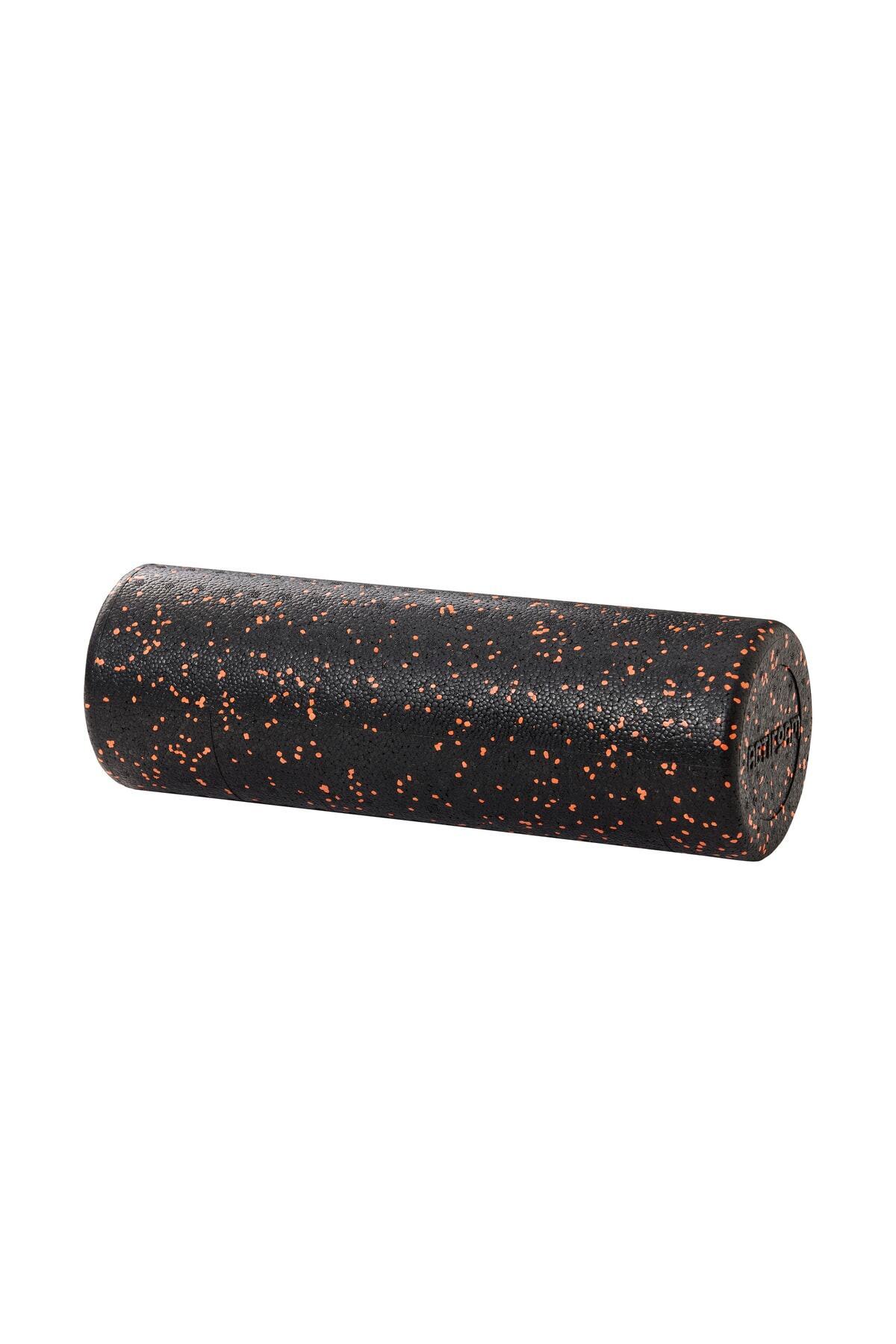Black Scratchless Pilates Roller Yoga Exercise Massage Roller 45cm
