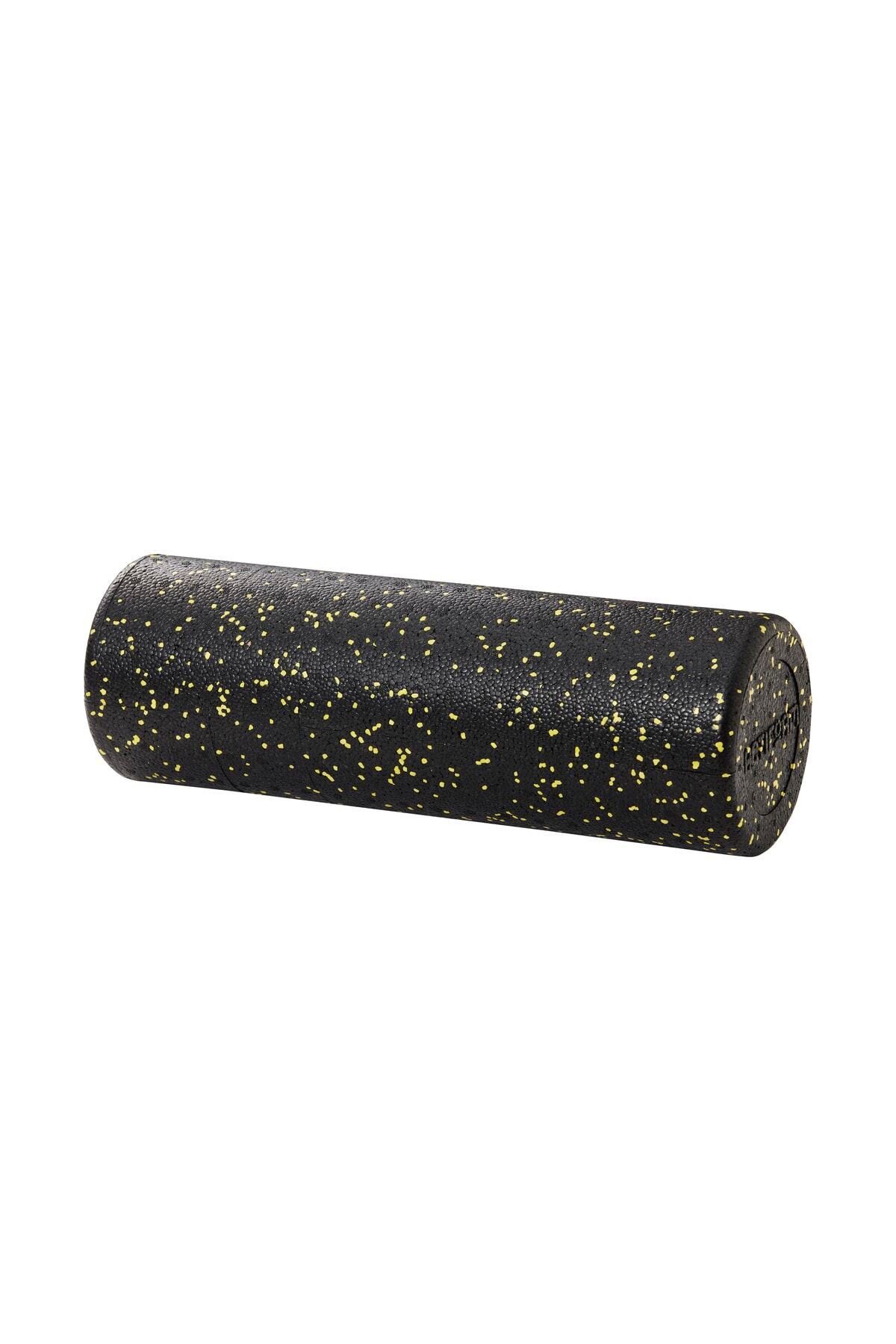 Black Scratchless Pilates Roller Yoga Exercise Massage Roller 45cm