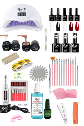 Nail Master Protez Tırnak Kalıcı Oje Full Set