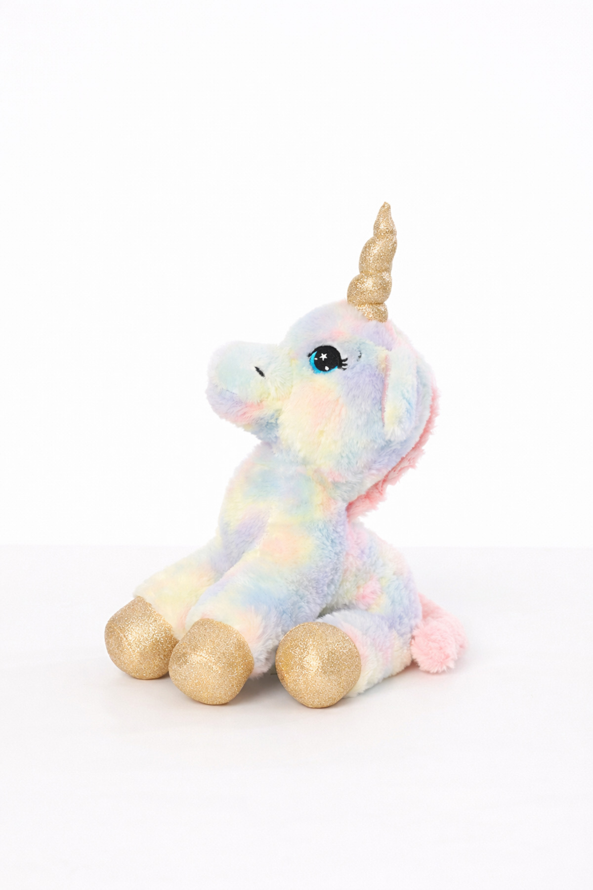 Pufu Toys Peluş Rengarenk Unicorn Oyun Ve Uyku Arkadaşı Yastık 40 CM fotoğrafı 3 (önizleme)