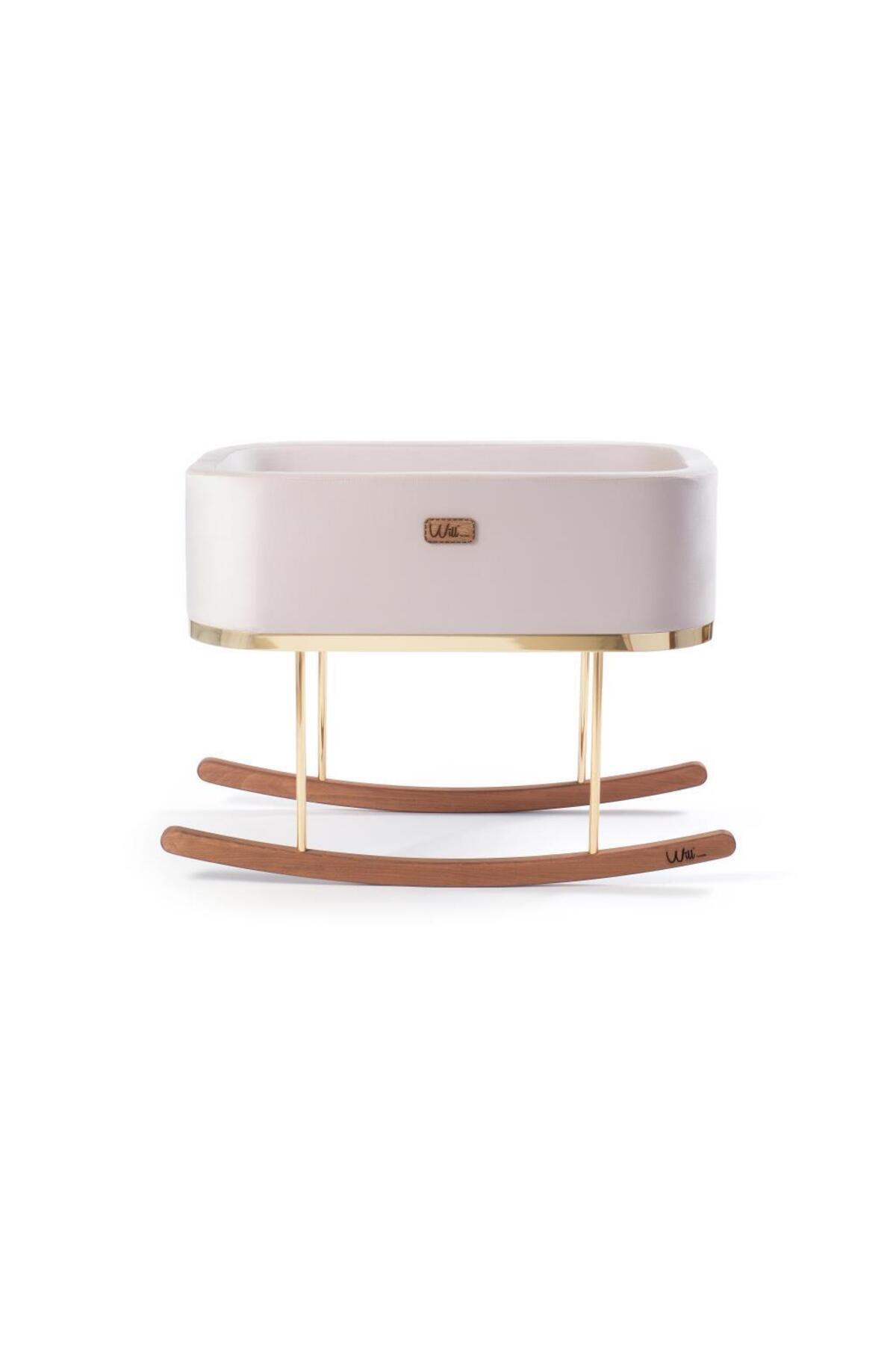 Will Beside Large Cream Gold Anne Yanı Beşik fotoğrafı 2 (önizleme)