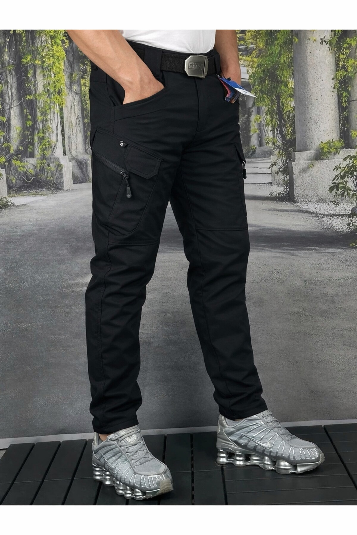 Genel Markalar  Unısex Soft Shell Su dayanıklı ve Rüzgar Geçirmez Taktik Pantolon Betulaksubutik - Görsel 4