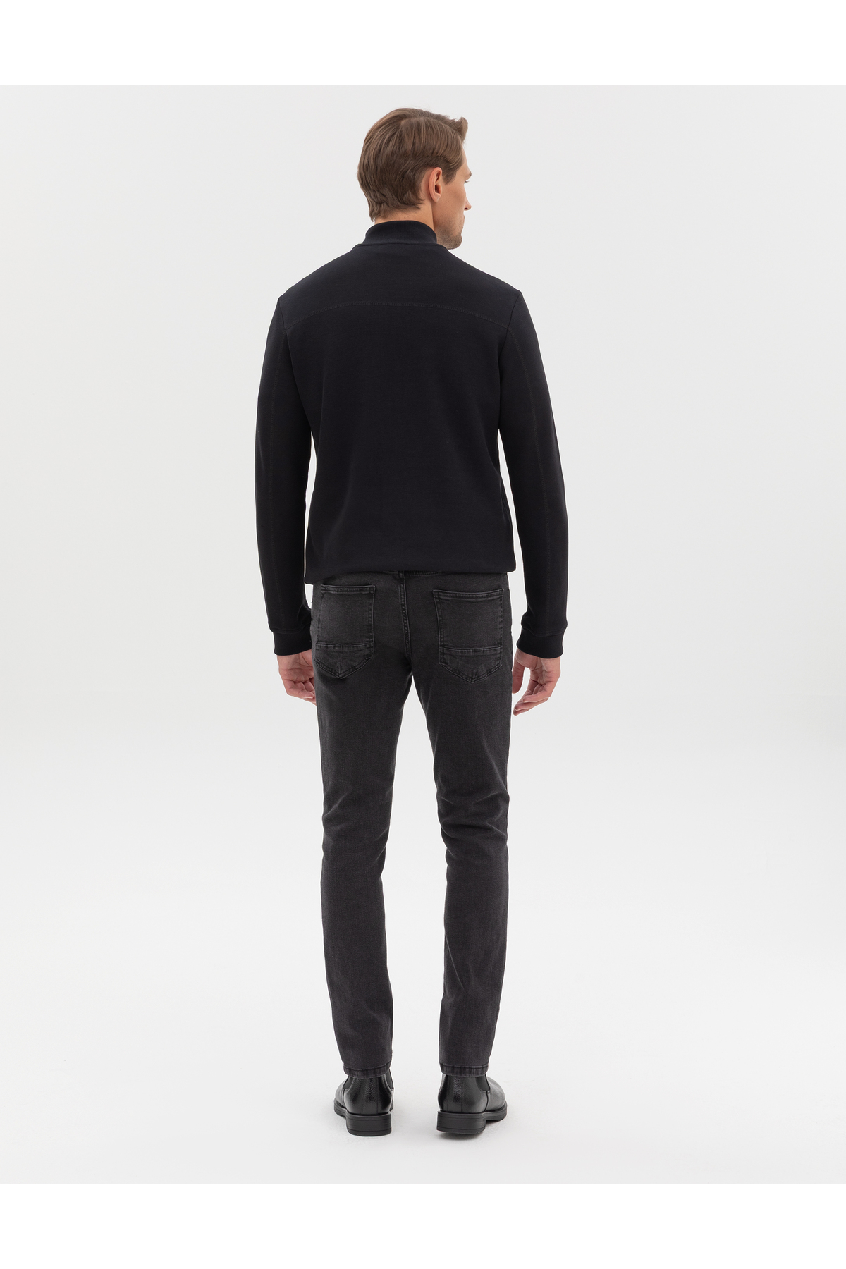 Pierre Cardin  Gri Slim Fit Jean Pantolon 50317292-VR024 - Görsel 4