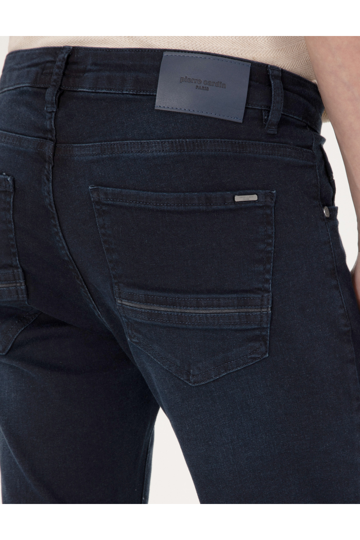 Pierre Cardin  Koyu Lacivert Slim Fit Jean Pantolon 50308996-VR100 - Görsel 6