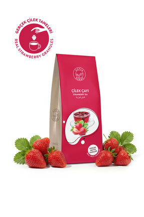 Kayla Gurme Çilek Çayı - Gerçek Çilek Meyve Taneli Çay - 250 g