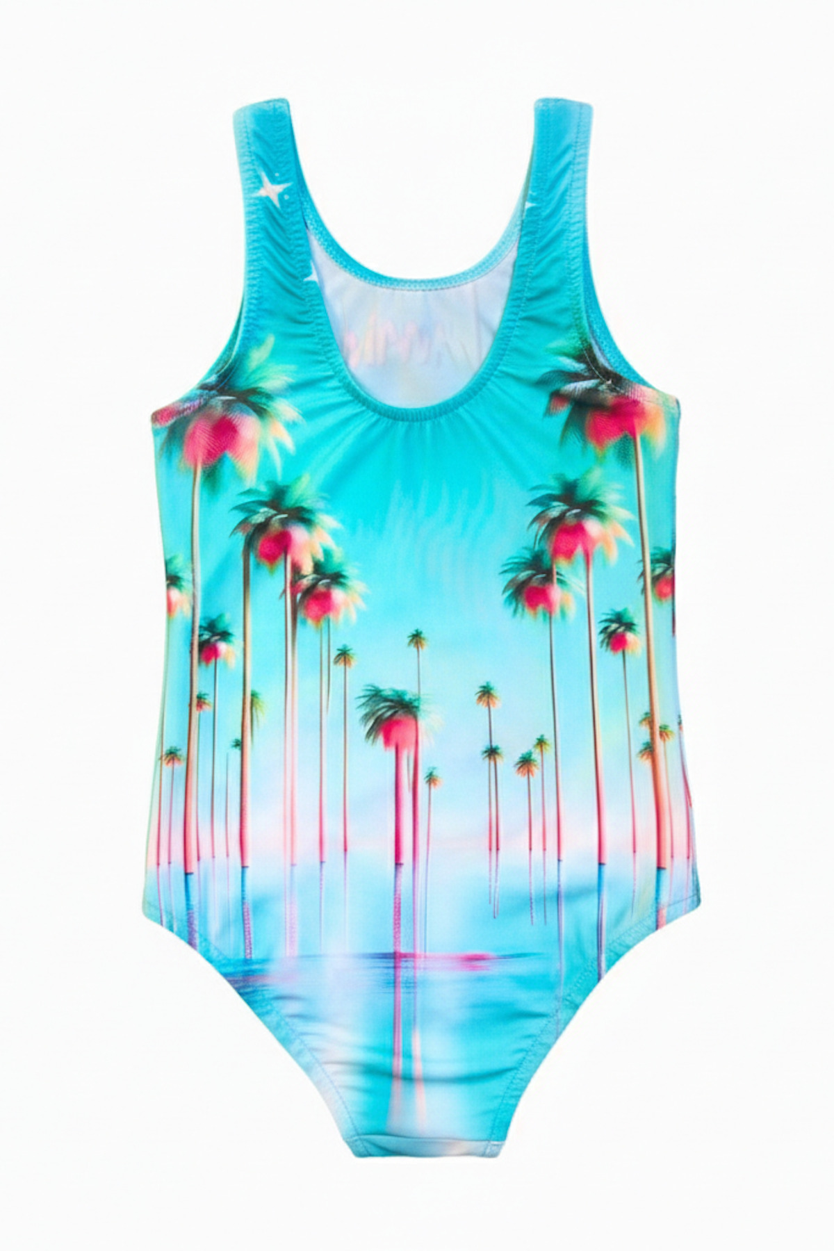 FırsatYeri Kız Çocuk Mayo Gözlüklü Filamingo Desenli Rahat Hızlı Kuruyan Mayo Deniz Havuz Plaj Mayosu fotoğrafı 2 (önizleme)