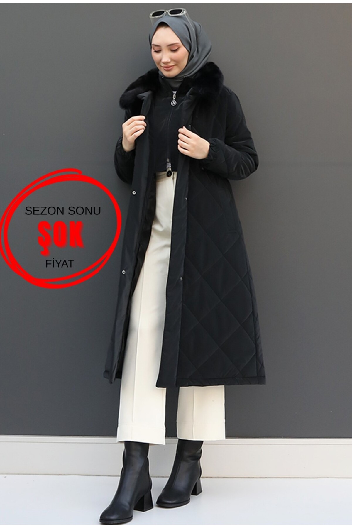 giz astore  Şişme Anorak Mont Siyah