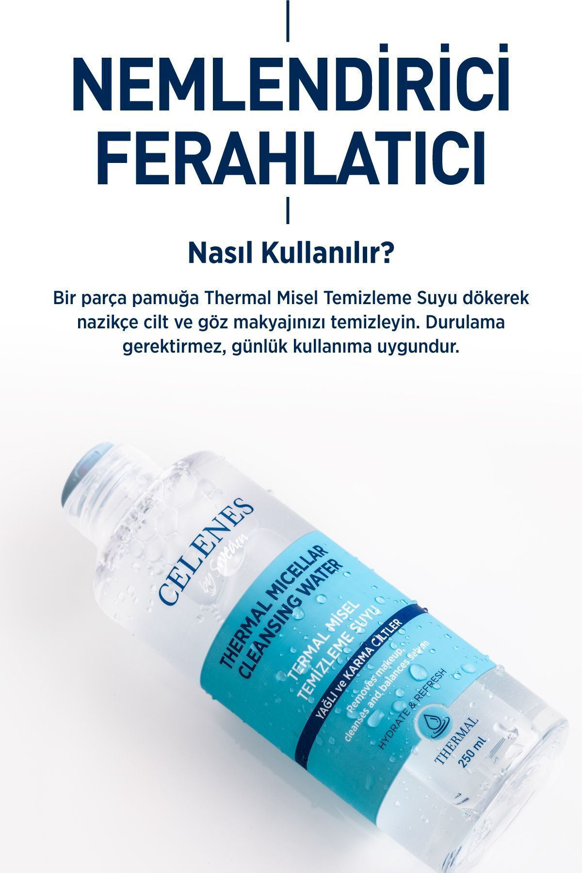 Nemlendirici Ve Canlandırıcı Thermal Misel Temizleme Suyu Yağlı Ve Karma Ciltler 250 ml — 7350104248031 — تصویر 4 از 6