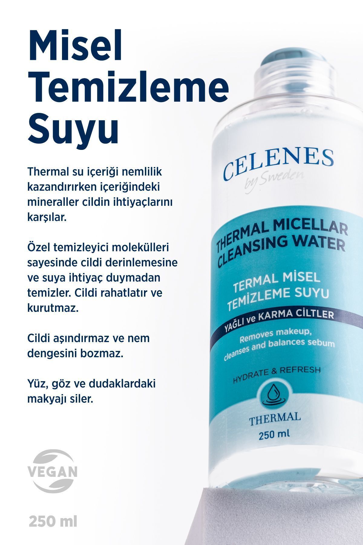 Nemlendirici Ve Canlandırıcı Thermal Misel Temizleme Suyu Yağlı Ve Karma Ciltler 250 ml — 7350104248031 — تصویر 2 از 6
