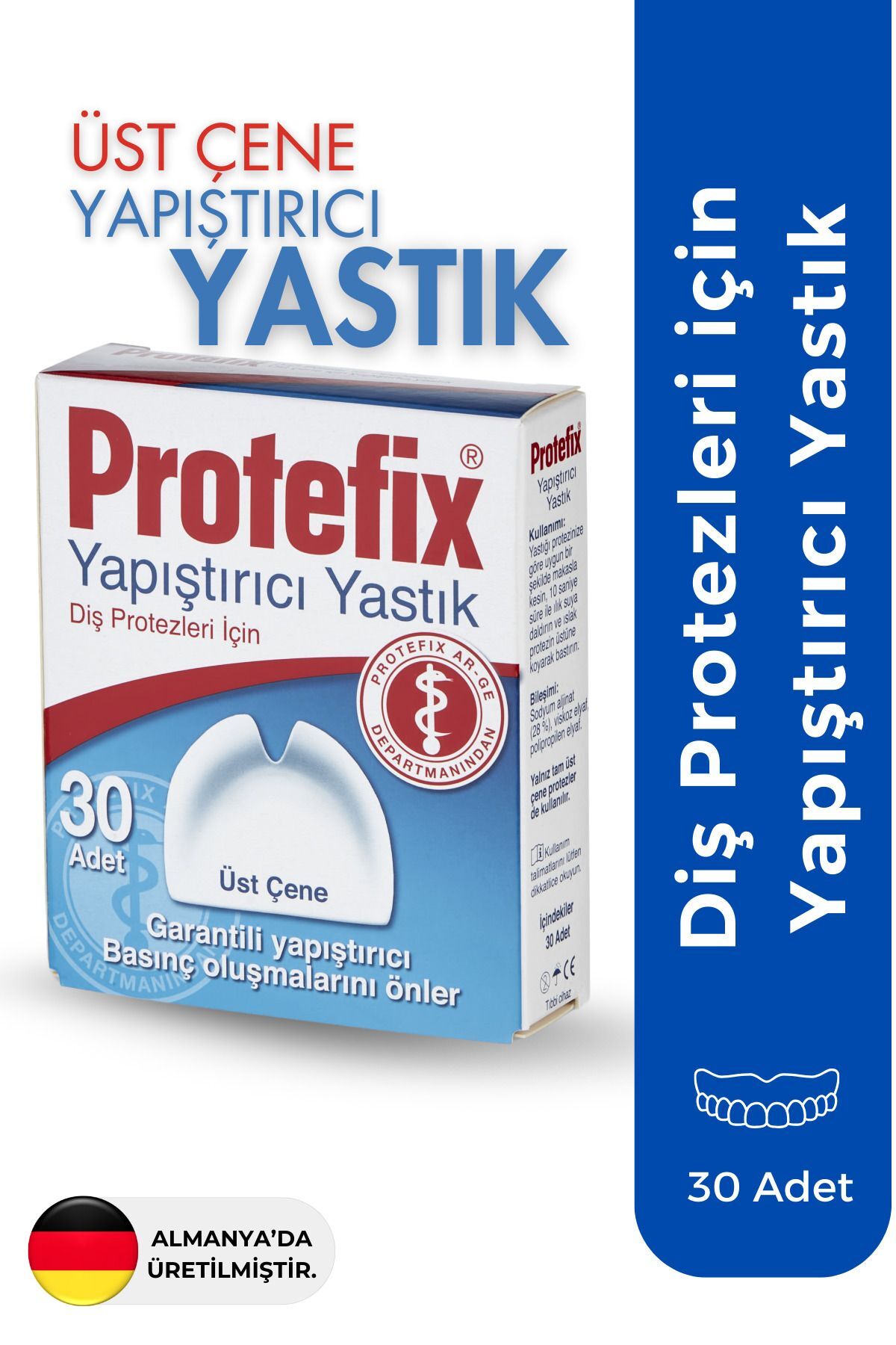 Protefix Diş Protezleri Için Üst Çene Yapıştırıcı Yastık 30 Adet - Fiyatı, Yorumları