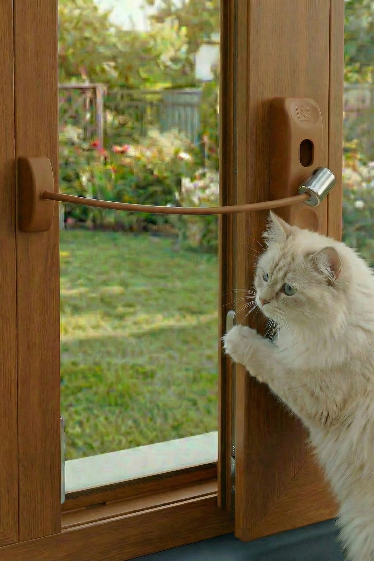 Keyed Steel Rope Window Child Lock Child Safety Lock 1pc