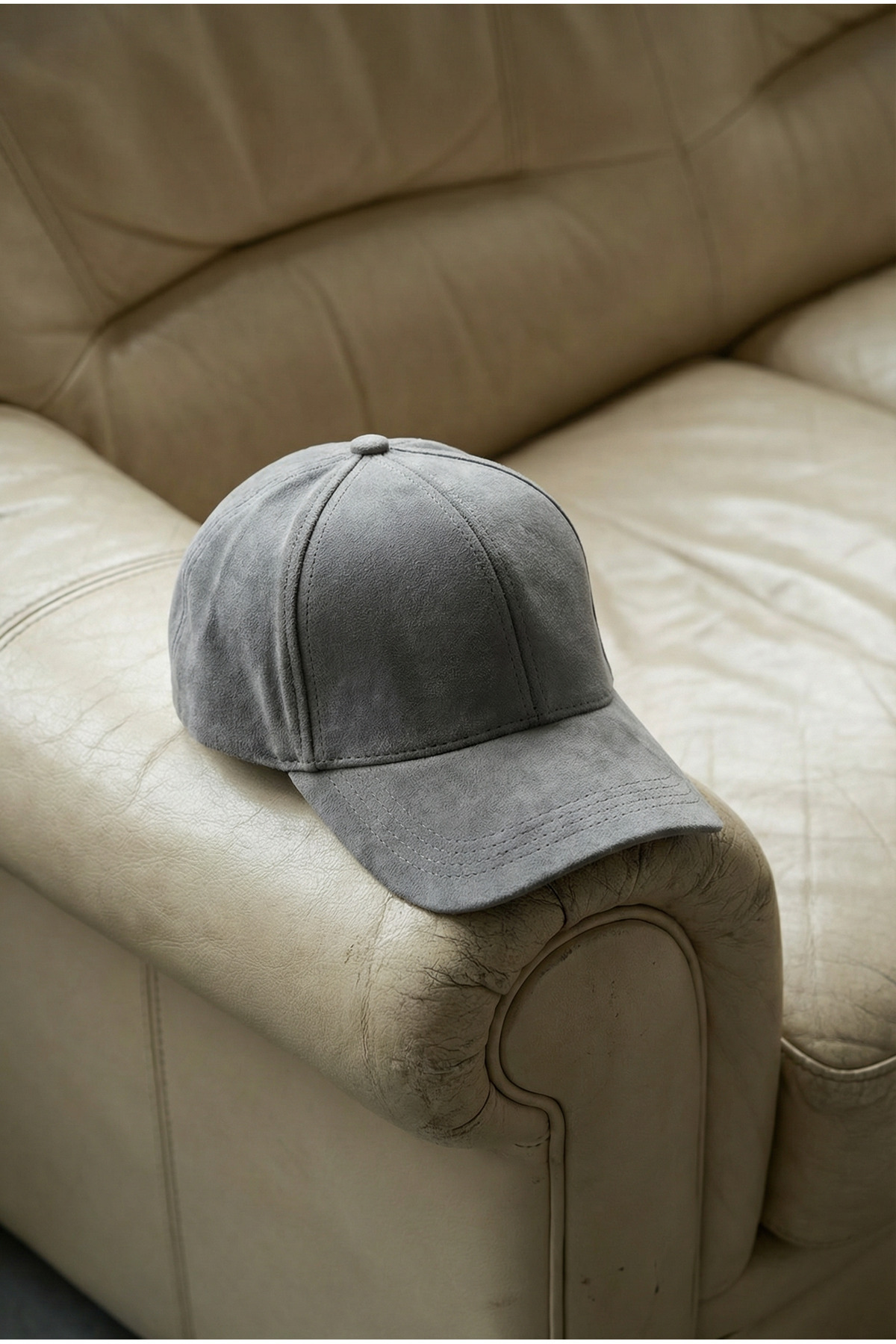 OnMyHead  Hakiki Süet Kep - Görsel 5