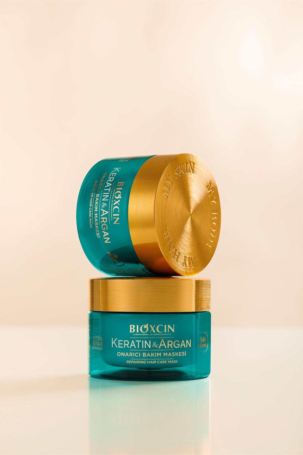 Keratin & Argan Onarıcı Saç Bakım Maskesi 225 Ml - Yıpranmış ve Hassas Saçlar Botoks Etkili — 8680512633853 — تصویر 6 از 8