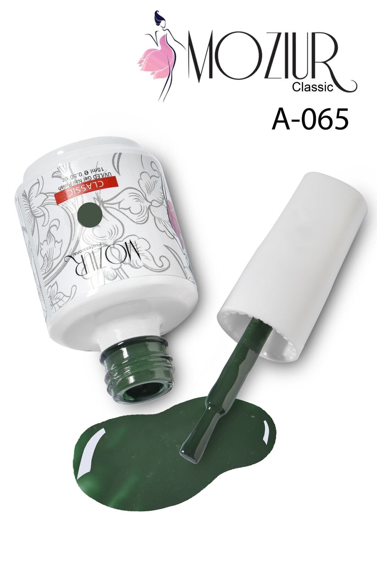 Kalıcı Oje Uv Led A065 (YEŞİL SERİSİ) 15ml — سبز 8683089006020 — تصویر 4 از 4
