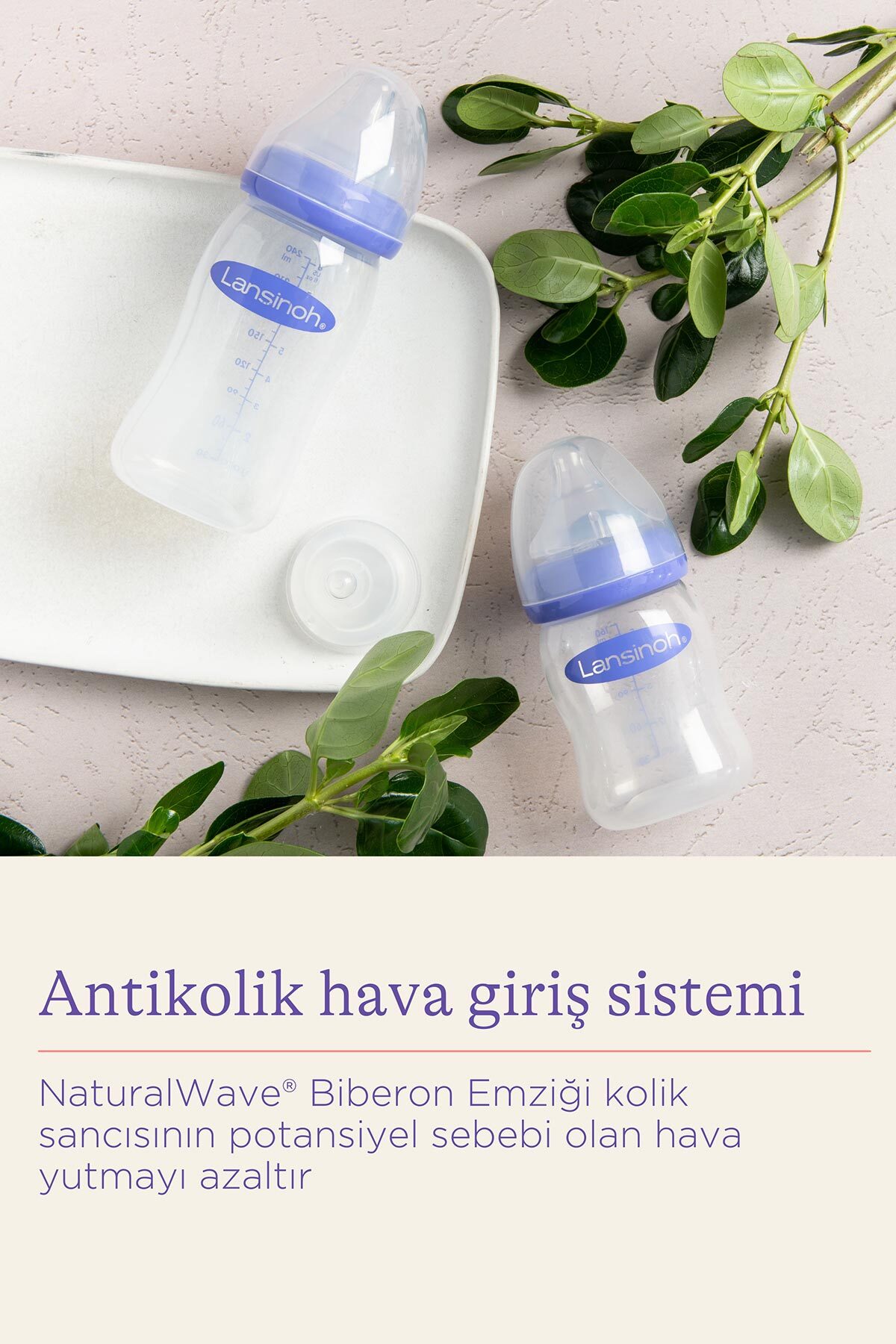 LANSINOH Pp Biberon 240ml fotoğrafı 3 (önizleme)