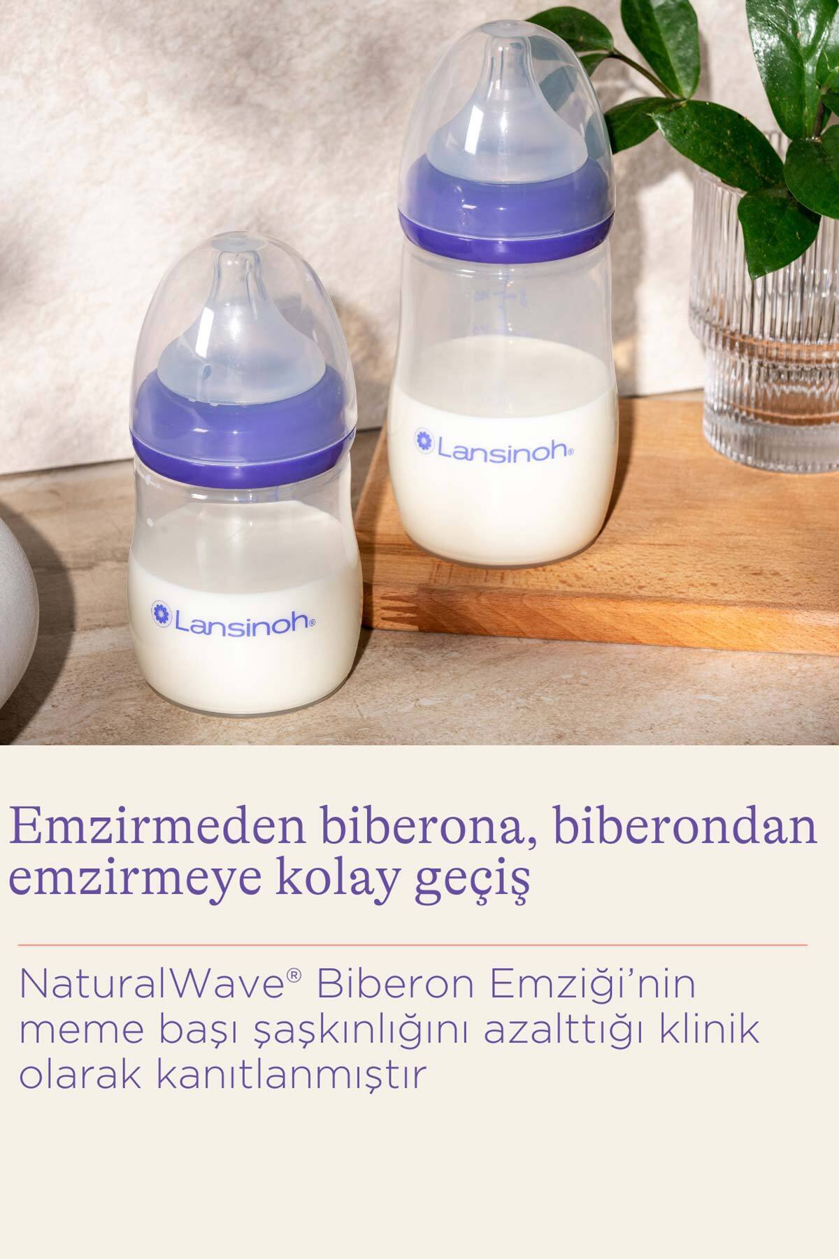 LANSINOH Biberon ve Natural Wave Biberon Emziği Başlangıç Seti fotoğrafı 2 (önizleme)