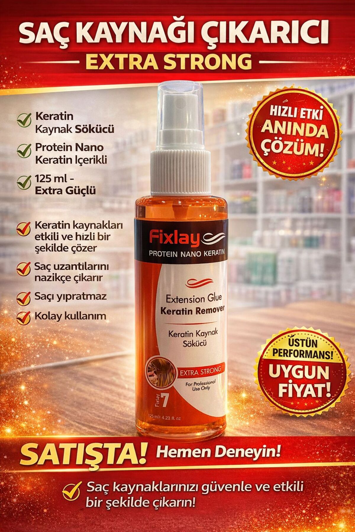 Nano Keratin MİCRO Kaynak Sökücü 125 ml 07 One Size — Fixlay01 — تصویر 4 از 7