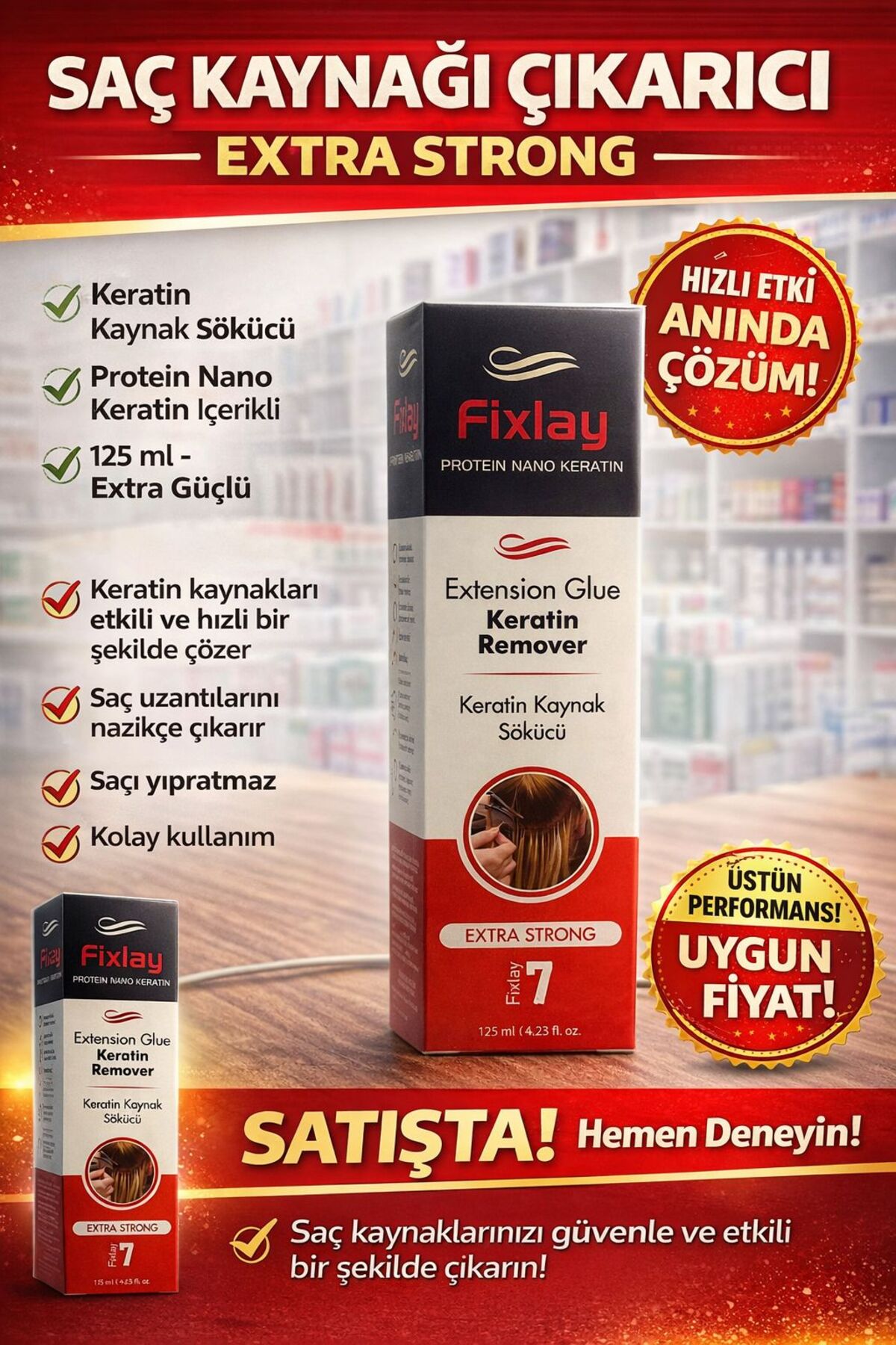 Nano Keratin MİCRO Kaynak Sökücü 125 ml 07 One Size — Fixlay01 — تصویر 6 از 7