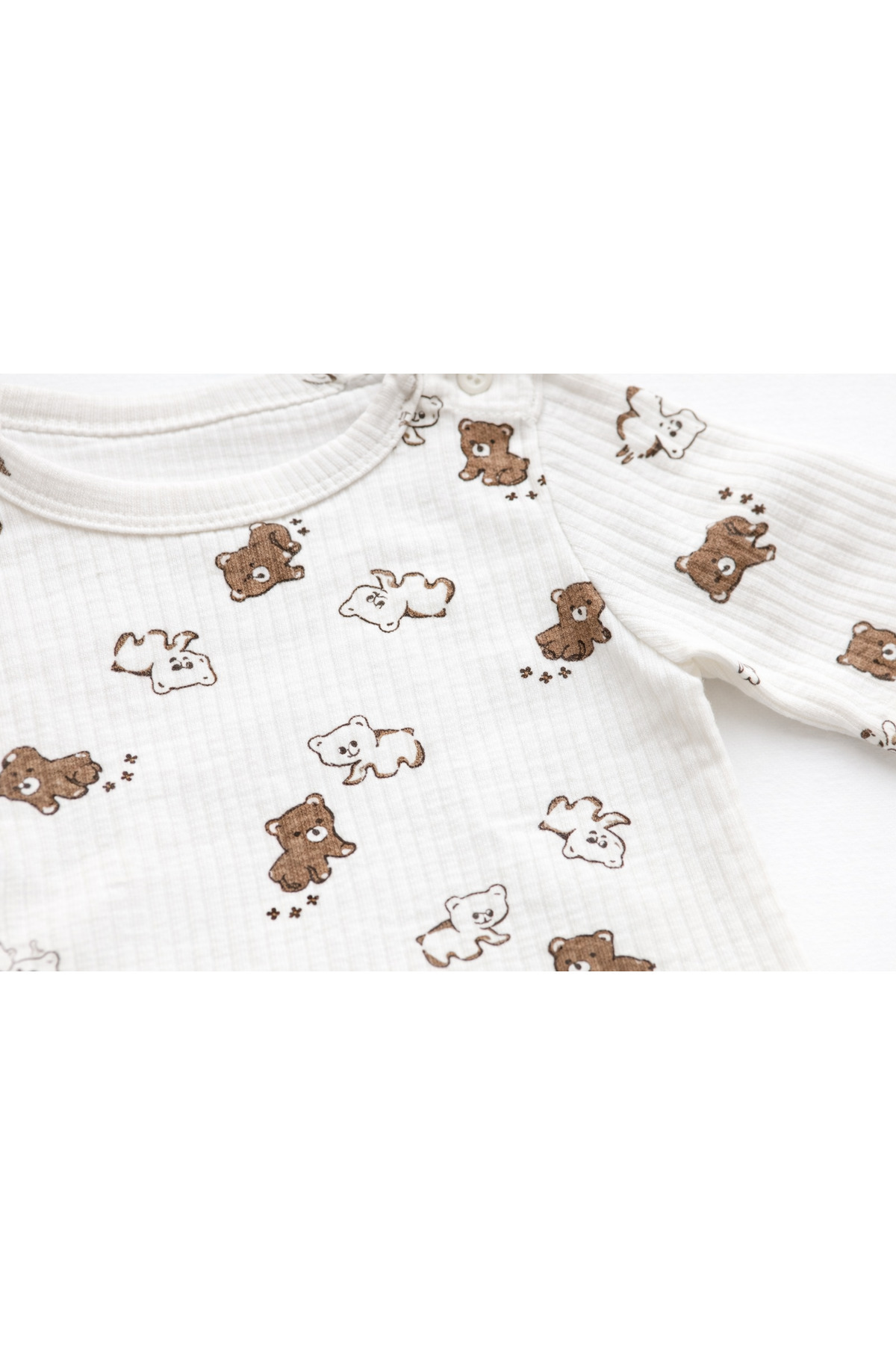 MYZİ STORE Bebek Erkek 3'lü Tulum Takımı - Ayıcık Desenli Badi Ayı Nakışlı Mavi Salopet Ve Çorap Seti Pamuklu fotoğrafı 4 (önizleme)