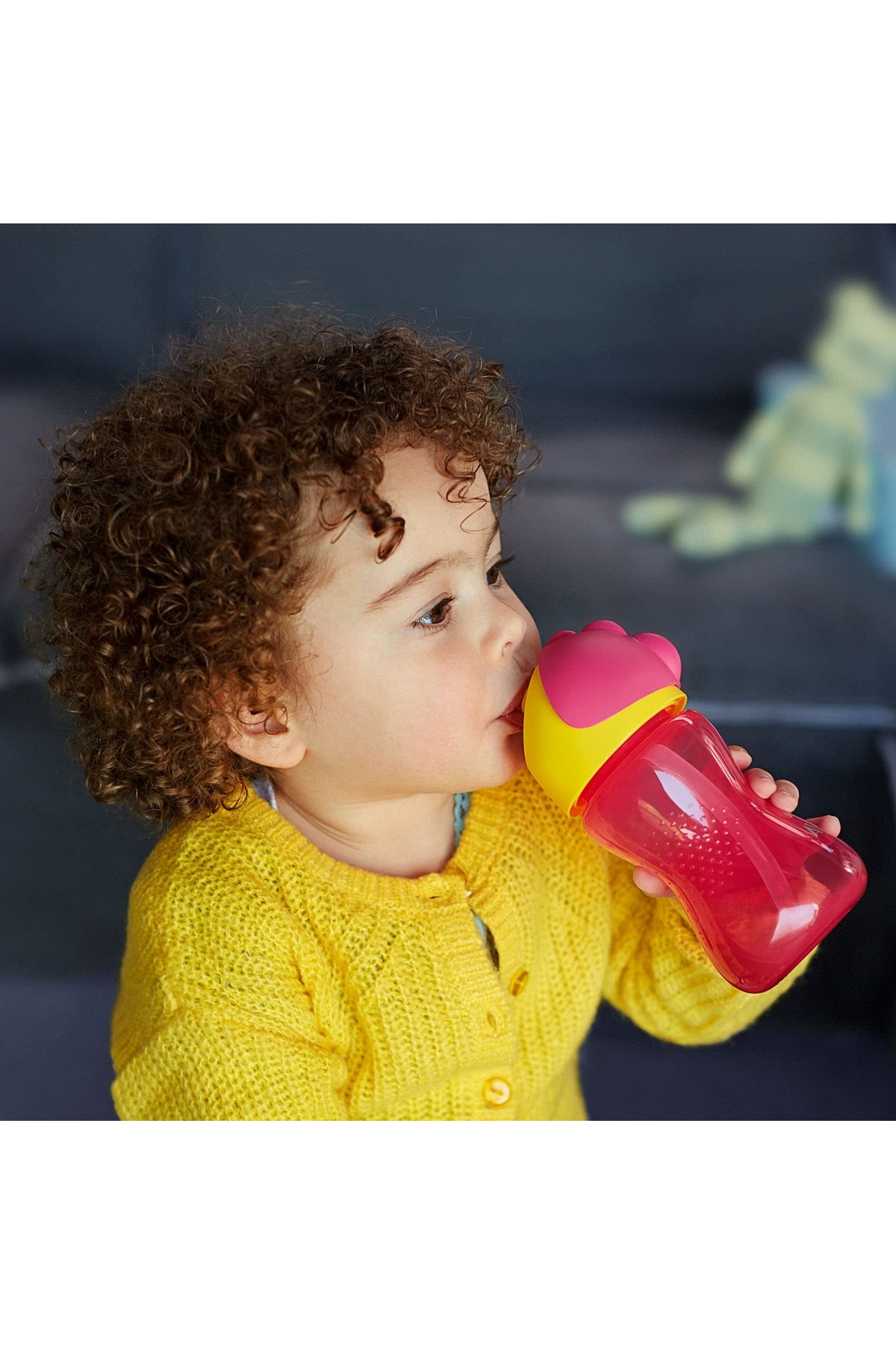 Hype Store SCF798/02 Desenli Pipetli Bardak (300 ml, Pembe) fotoğrafı 3 (önizleme)