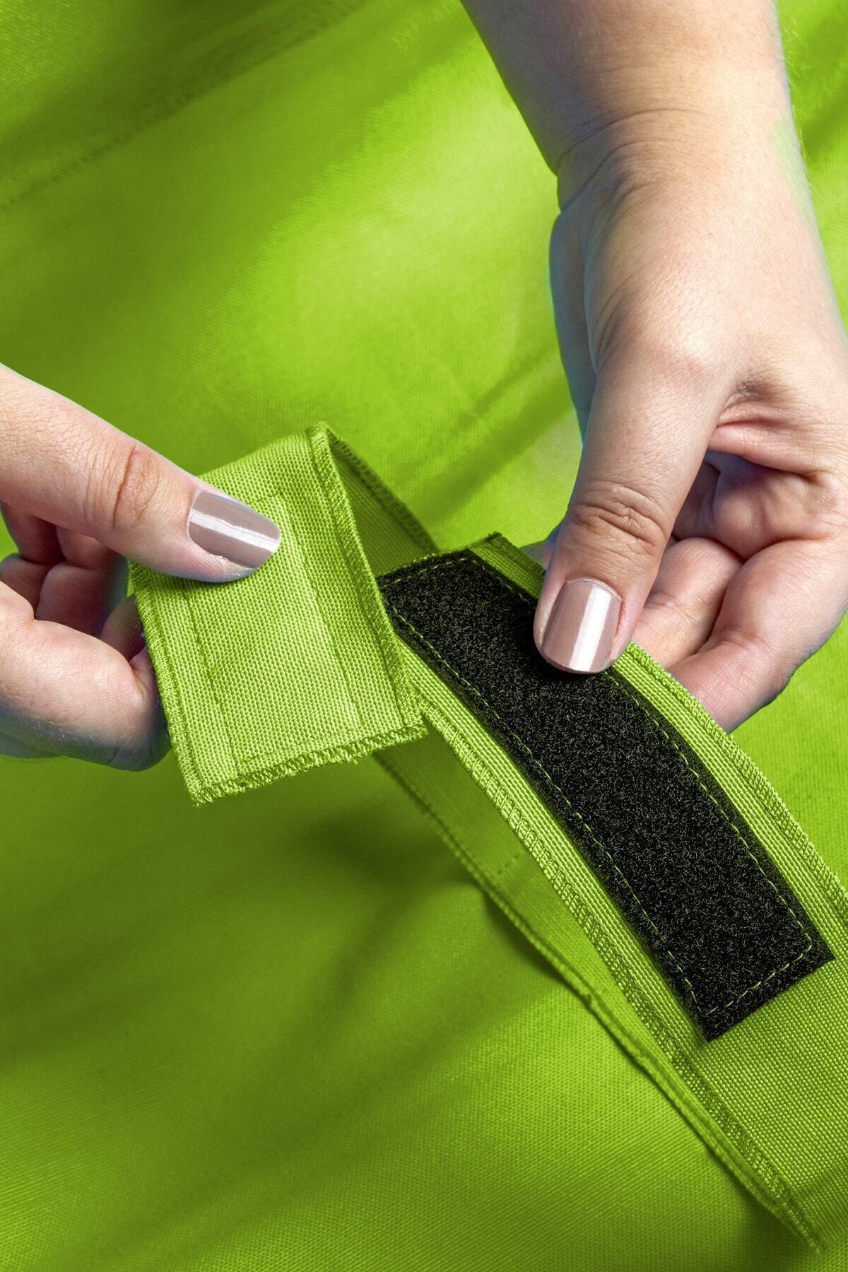 Bundeba Flow Yeşil Ahşap Yaylı Zıpzıp Hamak Beşik Hoppala Tavana Asılan Hamak Salıncak Bebek Yatağı fotoğrafı 4 (önizleme)