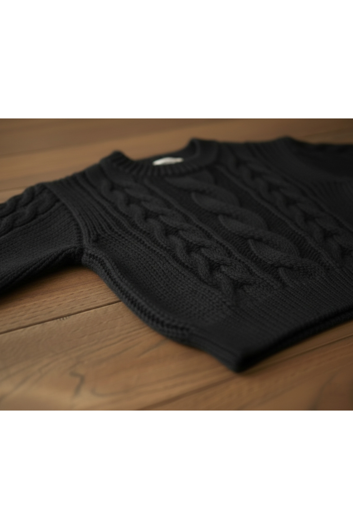 Nimini Kids Örgü Model Modern Bisiklet Yaka Unisex Bebek Kazak (0-2 Yaş) fotoğrafı 2 (önizleme)