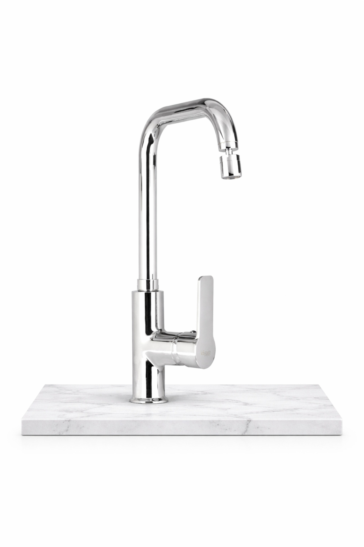 High Body Sink Faucet - Complete Brass - Mounting Apparatus Gift - 5 Years Warranty