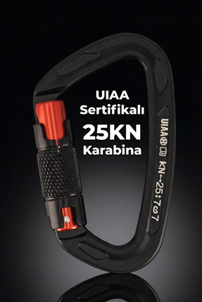 shop SummitLock Pro 25kN Otomatik Kilitli Karabina (UIAA Sertifikalı), Kamp-T...