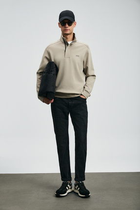 Lufian Wıllıam Spor Jean Erkek Pantolon Slim Fit Siyah