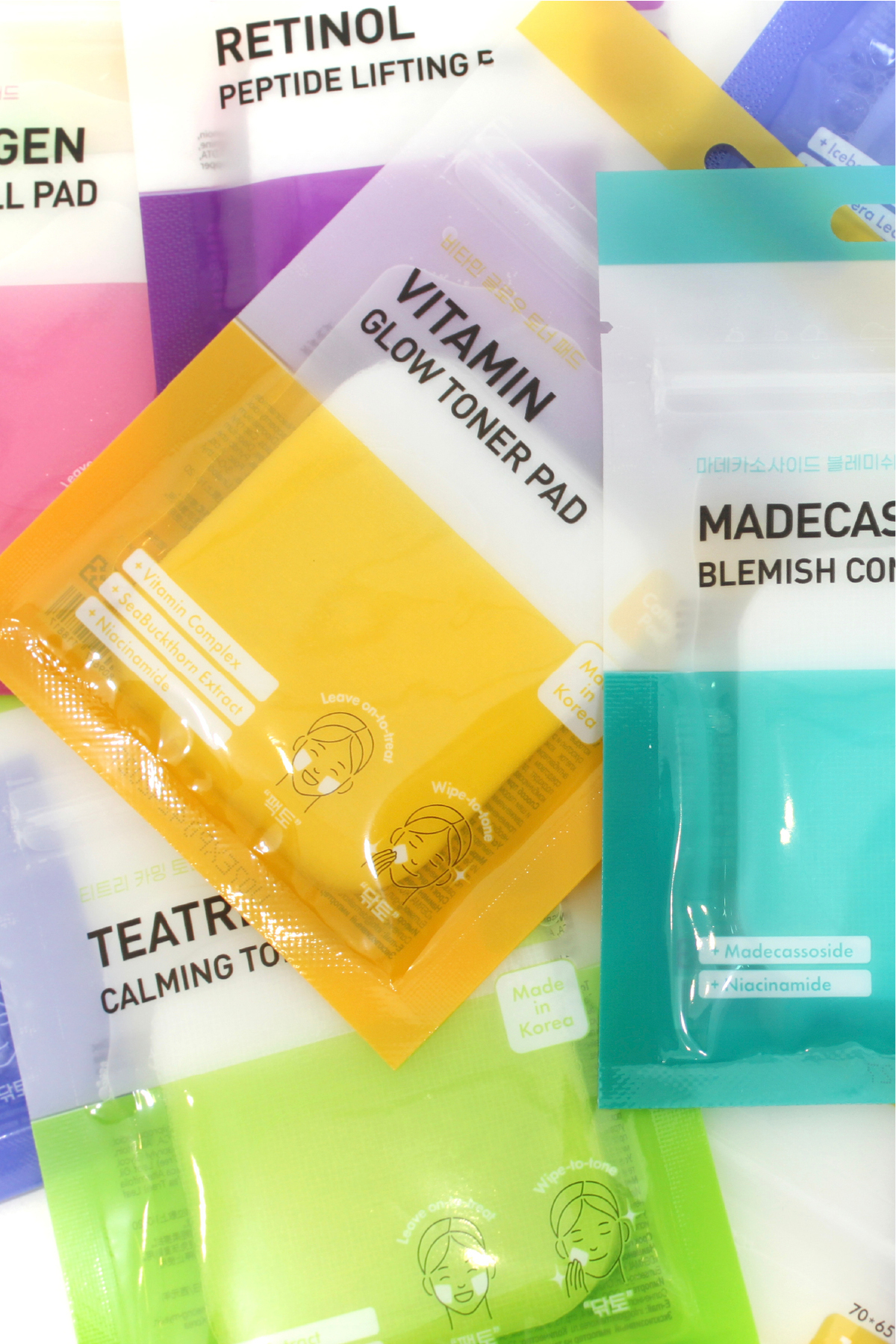 Vitamin Glow Canlandırıcı Aydınlatıcı Işıltı Etkili Tonik Pedi 12 Adet Cilt Bakım Toner Pedi — DERMAL/PAD/013 — تصویر 8 از 8